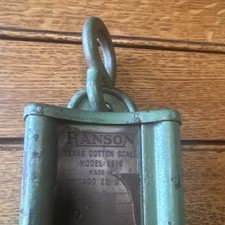 Vintage Hanson Texas Cotton Scale model 8916 160 lb Capacity, made in Chicago picture