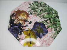 SAMBONET BY ROSENTHAL RARE OCTAGON PORCELAIN PLATTER/CUTTING BOARD 14
