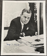 JOSEPH S CLARK JR Signed Vintage Photo Pennsylvania Senator Mayor Philly PA picture