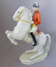 Rare Hutschenreuther Germany Porcelain Lipizzaner Horse Rider Austria Vienna picture