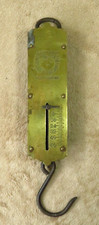 Nice Antique Primitive Landers Improved Vintage Spring Balance Scale / 50 lbs picture