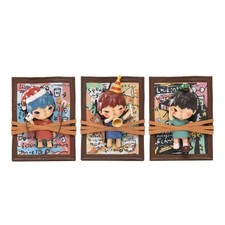 inner flow Hirono Listening Saying Seeing Set 3Pcs PVC Figure Toy H11CM 4.4