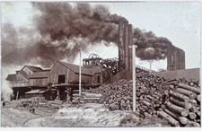 Lethbridge Alberta Canada Postcard Galt Mine No 3 RPPC picture