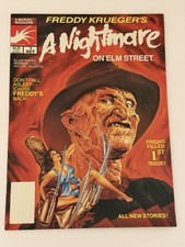 Marvel Comics Freddy Krueger's A Nightmare on Elm Street #1 Oct 1989 Illustrated picture