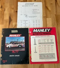 VTG 1976/77 MANLEY Racing Auto Parts Master Catalog & MOTORCYCLE Product Booklet picture