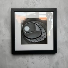 Condé Nast Framed Staircase Photograph Fred Lyon Vogue 1952 Black White 13” picture