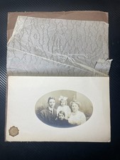 Antique c1910 Family Portrait Photograph Kohler Studio Los Angeles Edwardian picture