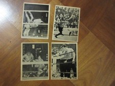 Bromide cards 4 pieces Rikidozan Japan Pro Wrestling Age14+ picture