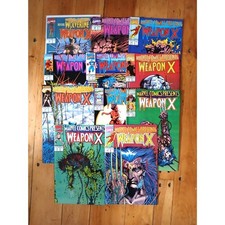 Marvel Comics Presents Weapon X Wolverine Lot of 11 Issues 72-82 1991 Origin picture