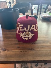 Vintage Jeweled Masonic Shriners Fez & Fitted Case , Excellent picture