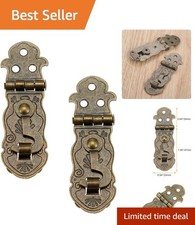 2pcs Antique Vintage Latch Hasp, Vintage Buckle Decorative Hasp Hardware picture
