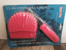 VTG.  swing a way clam oyster shucking set 