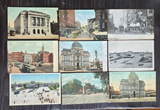 C. 1905-1910 Providence Light Electric Trolley Streetcar Postcard Lot Of 9 DP picture