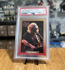 1991 Brockum Rockcards #1 Jerry Garcia Grateful Dead Legacy Series PSA 7 CHASE picture