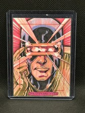 2010 Marvel 70th Anniversary SketchaFEX Sketch Card Joe St. Pierre Cyclops 1/1 picture