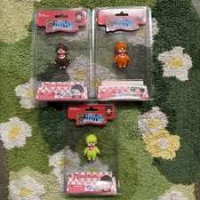 Monchhichi Sekiguchi Worlds Smallest Monchhichi Set of 3 Toy Figures NEW/SEALED picture