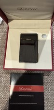 New Derui Silver Slide Ignition Torch Butane Metal Lighter picture
