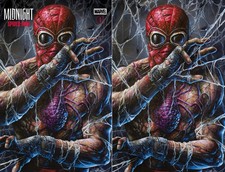 MIDNIGHT SPIDER-MAN #1 JOHNNY DESJARDINS NYCC EXCLUSIVES LTD SETS picture