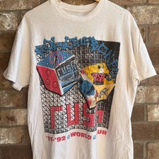 Vintage Rush Roll the Bones 1991-92 World Tour T-Shirt CLM359 picture