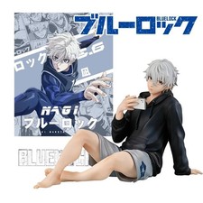 BLUE LOCK Nagi Seishiro Sitting PVC Figure Collectible Model Toy picture