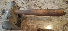 vintage chef meat tenderizer hammer mallet 6 spiked row heavy duty metal retract picture
