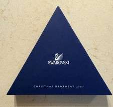 Swarovski 2007 Crystal Annual Snowflake Ornament in Box with Certificate Nice picture