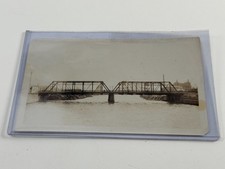 Original Photo – Old Jefferson Street Bridge, Joliet Illinois 1910s - 3.75x5.75” picture