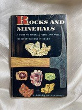 Vintage 1957 Rocks and Minerals Golden Nature Guide Paperback 24499 Zim picture