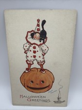 ANTIQUE SAM GABRIEL PUB HALLOWEEN POSTCARD unposted Brundage artist GERMANY picture