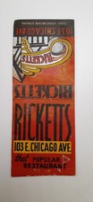 Matchbook bobtail IL Chicago restaurant - Ricketts picture