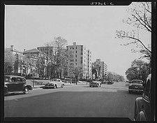 Photo:Central Park West New York City 1950s Street View Cars Apartments picture