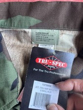 Woodland Camouflage BDU TOP X-Large-Regular  Tru-spec brand New W Tags picture