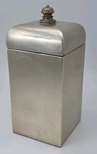 Vintage Maitland Smith Gold Laquer Canister Box with Lid  picture