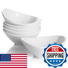 Teocera 5 Inch Porcelain Small Bowls Set 6 Ounce Small Serving Bowls For picture