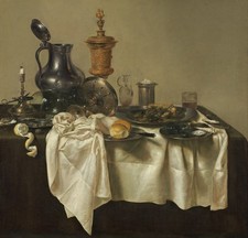 Willem Claesz Heda Banquet Piece 1635 Vintage Art Reprint Wall Art picture