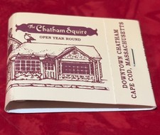 CHATHAM SQUIRE RESTAURANT - CHATHAM CAPE COD VINTAGE UNSTRUCK MATCHBOOK picture