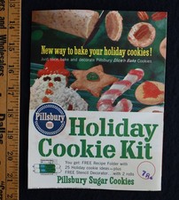 [ 1950s - 1960s Pillsbury Holiday Cookie Kit - Vintage Christmas Food Packaging] picture