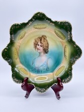 Antique Austrian Porcelain Plate. “Victoria Austria”. #273. Author's signature. picture