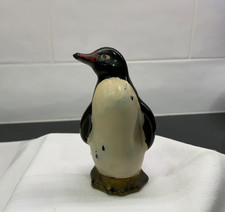 Lovely Art Deco Style Black Penguin Painted Details picture