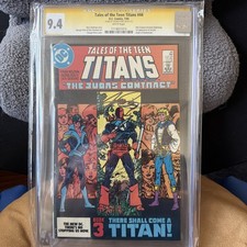 Tales of the Teen Titans #44 SS Signed George Perez 1st Nightwing CGC 9.4 NM picture