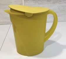 Vintage Tupperware Jumbo Expression Pitcher 1 Gallon 3.7L Sunflower Color picture
