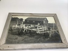 Real Photo Farm Implement Planter 1940/50’s Era 11.5x8.5” B&W Vintage picture