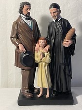 Vintage St Vincent De Paul Blessed Frederic Ozanam 11 Inch Statue Figurine picture