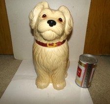 1950's METLOX POPPYTRAIL beige DOG ceramic cookie jar picture