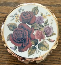 Vintage  EISHO Japan Floral Compact picture