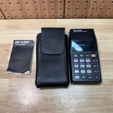 Sinclair Scientific Programmable Calculator Vintage LED w/ case And Booklet picture