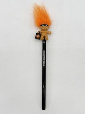 Vintage 1980s Russ Happy Halloween Troll Doll Pencil Topper W/ Pencil NEW picture