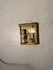 Young Artist #5017 Ceramic Wall Plaque Mid-Century Modern 5 X 4.5 In. picture