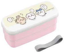 Chiikawa 2 Tier Lunch Box 640ml Chopsticks Bento Box Japan New picture