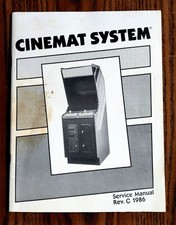 CINEMAT SYSTEM Cinematronics Service Manual Printing 1986 Video Game Vintage #7 picture